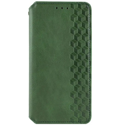 Чехол-книжка Getman Cubic Samsung A175 (A17) Зеленая