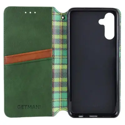 Чехол-книжка Getman Cubic Samsung A175 (A17) Зеленая