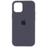 Чехол Накладка HC MagSafe Logo (AA) iPhone 13 Темно-серая