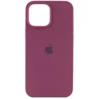 Чехол Накладка HC MagSafe Logo (AA) iPhone 14 Pro Max Бордовая/Plum