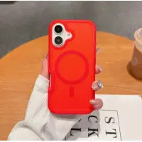 Накладка Colorful Candy MagSafe iPhone 15 Pro Max Червона