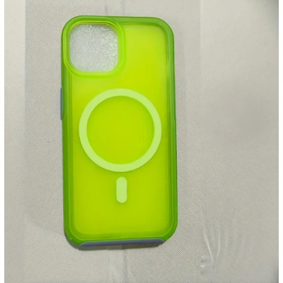 Накладка Colorful Candy MagSafe iPhone 15 Pro Max Червона