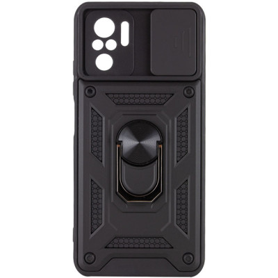 Чехол накладка Serge Ring Camshield Xiaomi Redmi Note 10/Note 10s/ Poco M5s Черная