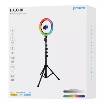 Кольцевая лампа Proove Hallo (10inch) RGB