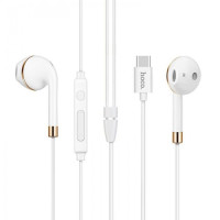 Проводные вакуумные наушники-гарнитура Hoco L8 Type-C White, белый Проводные вакуумные наушники-гарнитура Hoco L8 Type-C White, белый