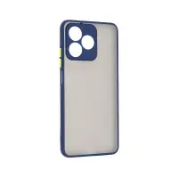 Чехол накладка Frosted Matte Realme C51/C53 Синяя