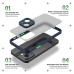 Чехол накладка Frosted Matte Samsung M346 (M34 5G) Синяя