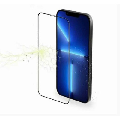 Захисне скло DM 5D iPhone 13/13 Pro/14/16e Чорне