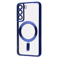 Чехол накладка WAVE Metal Color Samsung S21 FE (G990B) Темно синий