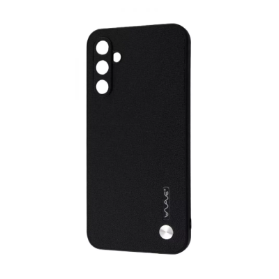 Чехол накладка Wave  Leather Samsung A145 (A14) Черная