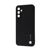 Чехол накладка Wave  Leather Samsung A245 (A24) Черная