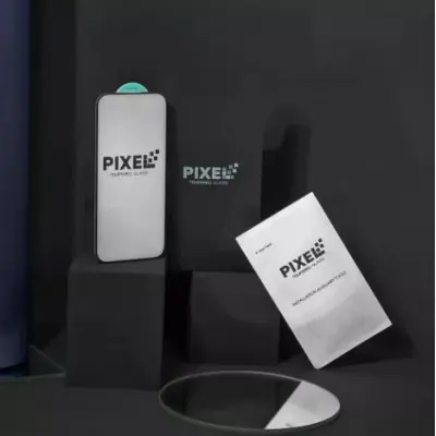 Защитное стекло Pixel 5D iPhone 14 Pro Max  Чёрное