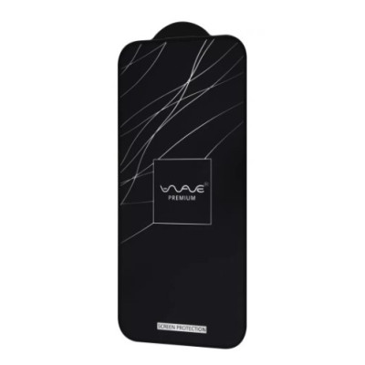 Захисне скло Wave Premium 5D iPhone 15 Чорне