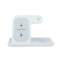 Беспроводное зарядное устройство Proda 3in1 15W PD-8W White, Белый