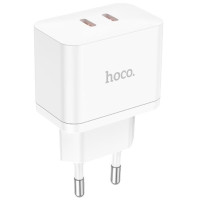 Мережевий зарядний пристрій Hoco N29 PD+QC3.0 35W + Кабель Type-C to Type-C White, Білий Мережевий зарядний пристрій Hoco N29 PD+QC3.0 35W + Кабель Type-C to Type-C White, Білий