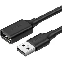 USB подовжувач Ugreen US103 USB2.0 Male to Female 1.5м Чорний