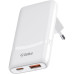 Мережевий зарядний пристрій Gelius VoltX GP-HC067 GaN 65W 1PD+1USB White, Білий