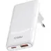 Мережевий зарядний пристрій Gelius VoltX GP-HC067 GaN 65W 1PD+1USB White, Білий
