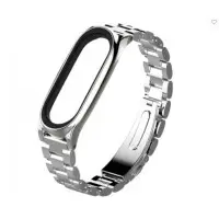 Ремінець Металевий Mi Band 3/4 Срібний