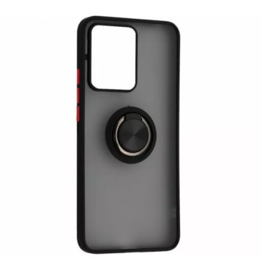 Накладка Gingle Ring Xiaomi Redmi Note 13 Pro 4G Черная