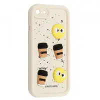 Чехол накладка Pretty Things iPhone 7 Белая/Cookie