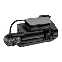 Видеорегистратор Hoco DI07 Plus Dual Cam Чёрный