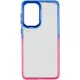 Чехол накладка Fresh sip Samsung A256 (A25) Розовый/ Синий