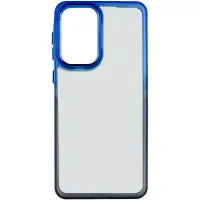 Чохол накладка Fresh sip Samsung A256 (A25) Чорний/ Синій