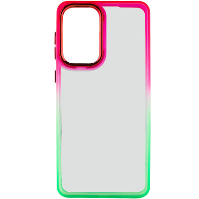 Чехол накладка Fresh sip Samsung A356 (A35) Салатовый/ Розовый