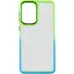 Чохол Накладка Fresh sip Samsung A356 (A35) Бірюзовий/ Лимонний