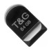 Флеш пам\'ять USB 64Gb T&G Shorty 010 Black, Чорний