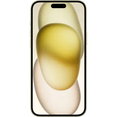 Смартфон Apple iPhone 15 128GB Yellow, Жовтий (Б/У) (Идеальное состояние)