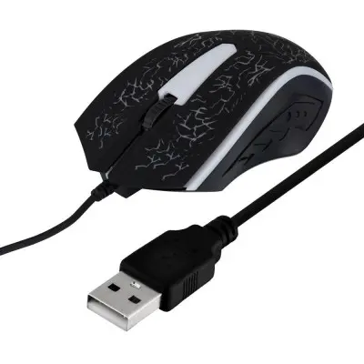 Проводная Мышь USB Jeqang JM-812 Black, Чёрный