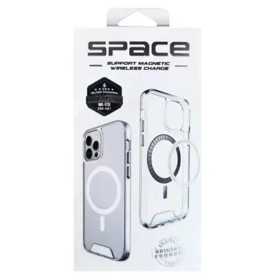 Чохол накладка Space MagSafe iPhone 16e Прозора