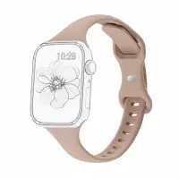 Ремешок Apple Watch 42мм Силикон Ультратонкий Бежевый (Desert Gold)