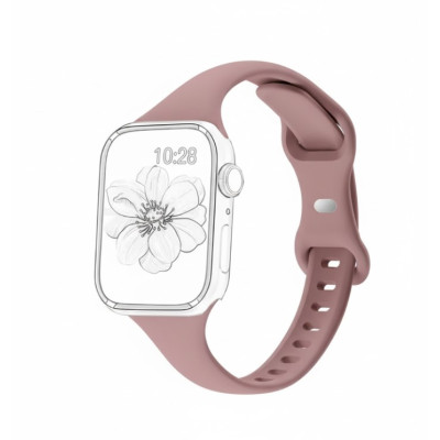 Ремешок Apple Watch 42мм Силикон Ультратонкий Сливовой Plum