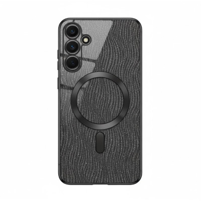 Чехол Накладка Cosmic Shiny Wave Magnetic Samsung A366 (A36) Черная