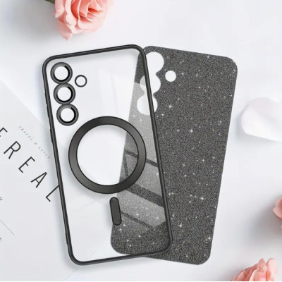 Чехол Накладка Cosmic Shiny Magnetic Samsung A566 (A56) Черная Чехол Накладка Cosmic Shiny Magnetic Samsung A566 (A56) Черная