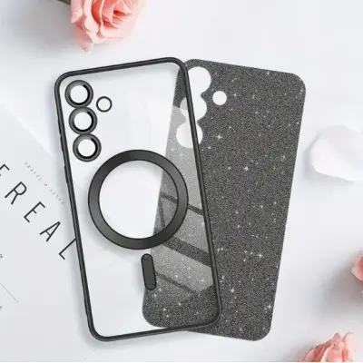 Чехол Накладка Cosmic Shiny Magnetic Samsung A566 (A56) Черная