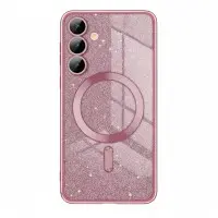 Чехол Накладка Cosmic Shiny Magnetic Samsung A366 (A36) Розовая