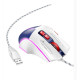 Дротова ігрова мишка з підсвіткою Hoco GM31 White-Grey, Біло-Синяя Дротова ігрова мишка з підсвіткою Hoco GM31 White-Grey, Біло-Синяя