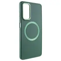 Чохол накладка Bonbon Metal MagSafe Xiaomi Redmi Note 11/ Note 11S Зелена/ Army Green