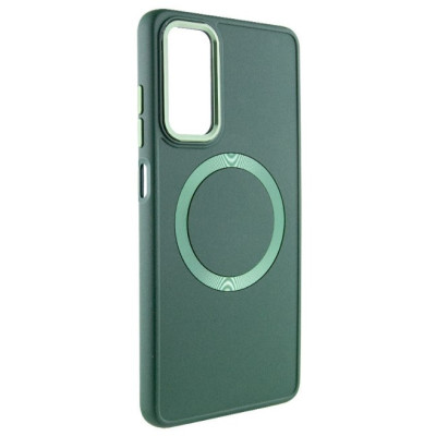 Чохол накладка Bonbon Metal MagSafe Xiaomi Redmi Note 11/ Note 11S Зелена/ Army Green