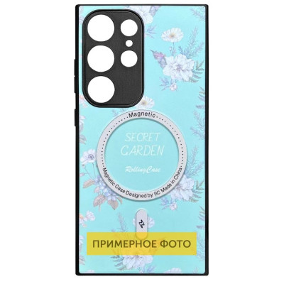 Чехол накладка Secret Garden with MagSafe Samsung S926 (S24+) мятная
