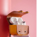 Чохол для навушників AirPods 4 Briefcase (Brown/Yellow)