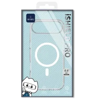Чехол Накладка WIWU iShield Pro MagSafe iPhone 17 Air Прозрачная (MCC-101)