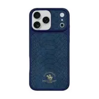 Чехол Накладка Polo Santa Barbara iPhone 17 Pro Синяя (Knight)