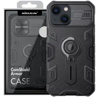 Чехол накладка Nillkin Camshield Armor iPhone 13  Чёрная