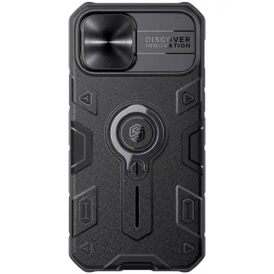 Чехол накладка Nillkin Camshield Armor iPhone 13  Чёрная