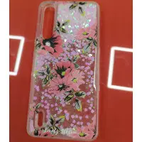 Чохол накладка Lovely Stream Xiaomi Mi 9 Lite Червоно-Чорні Квіти